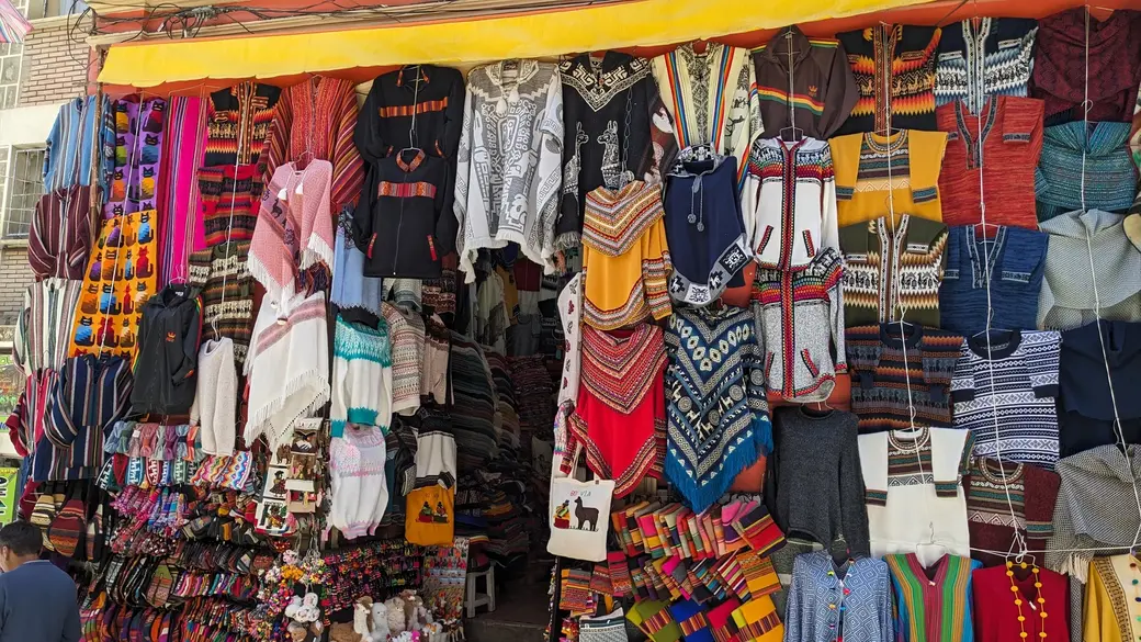 Рынок в Ла-Пасе. Боливия, октябрь 2023 г.