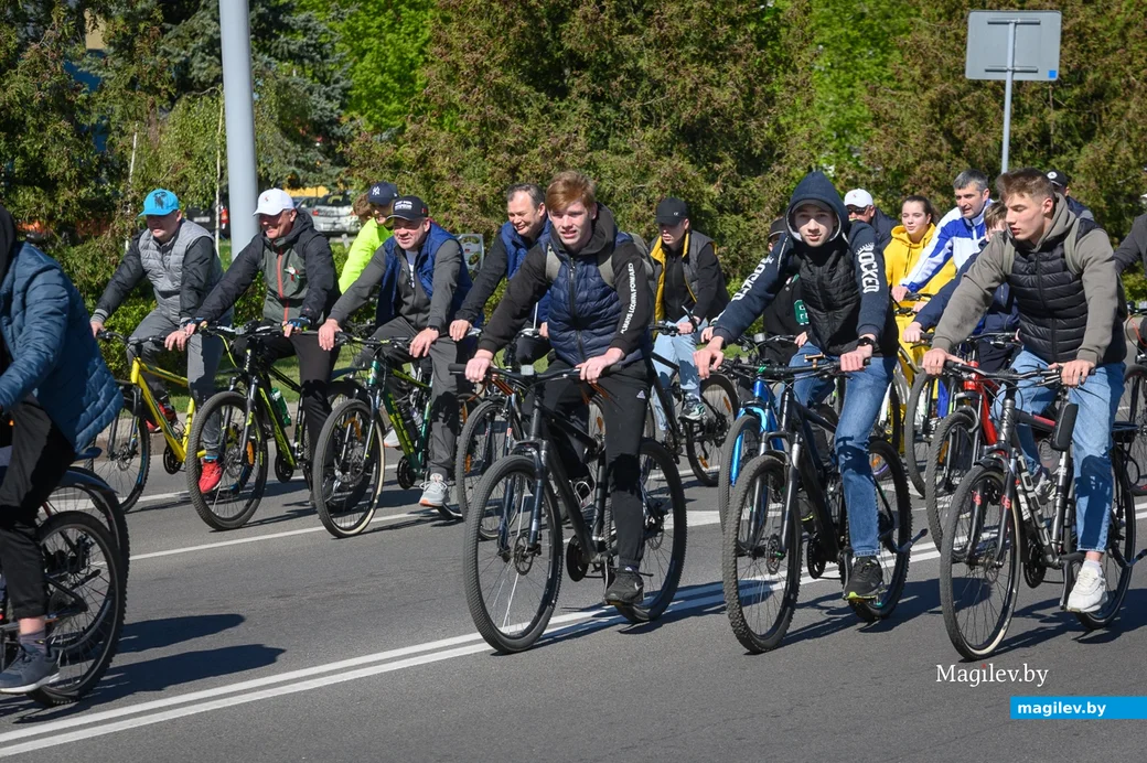 Бобруйск, 01.05.2023. Велопробег, посвященный Году мира и созидания.