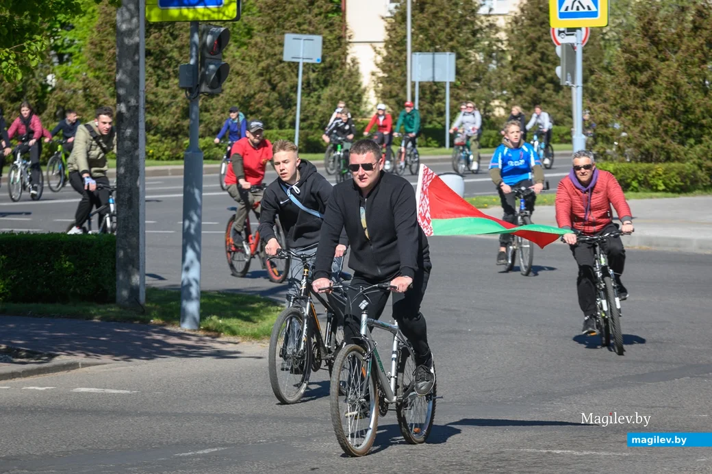 Бобруйск, 01.05.2023. Велопробег, посвященный Году мира и созидания.