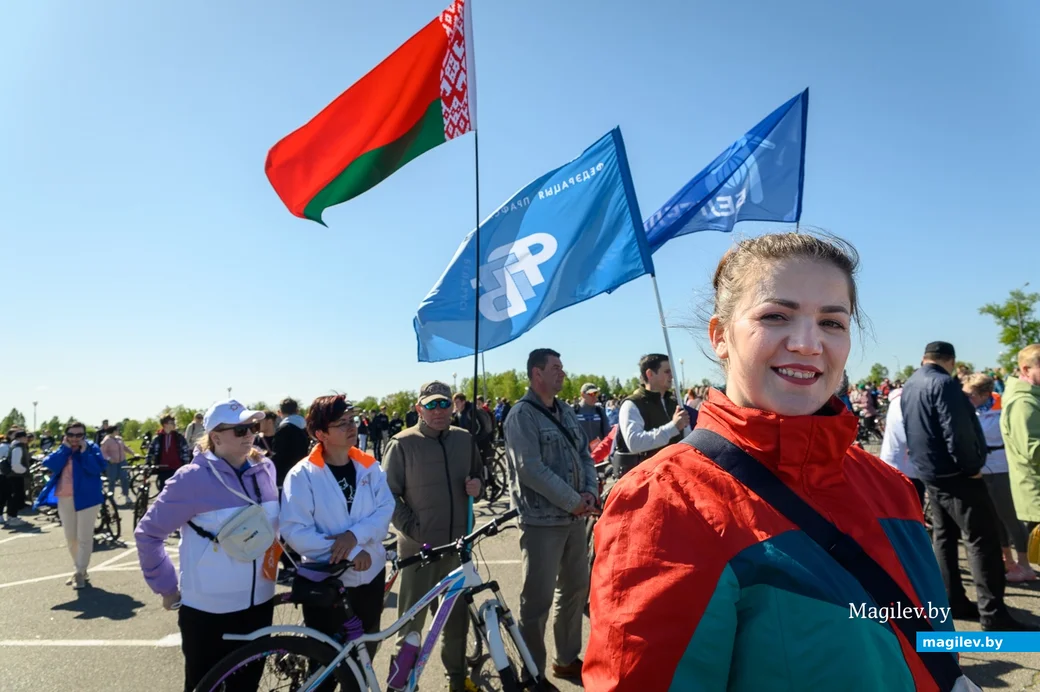 Бобруйск, 01.05.2023. Велопробег, посвященный Году мира и созидания.