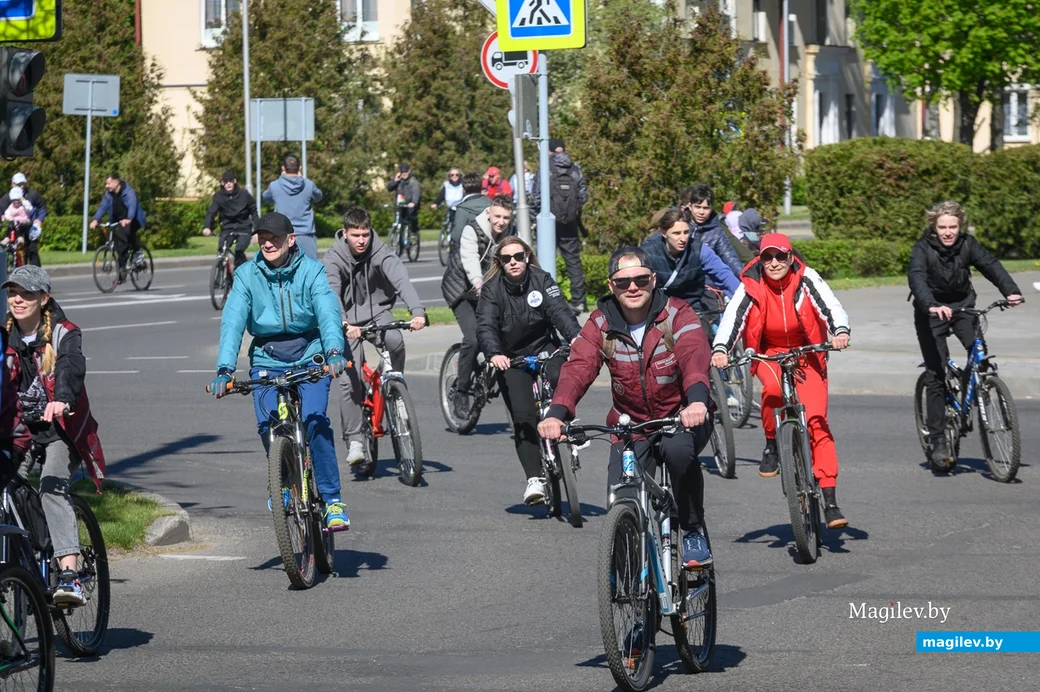 Бобруйск, 01.05.2023. Велопробег, посвященный Году мира и созидания.