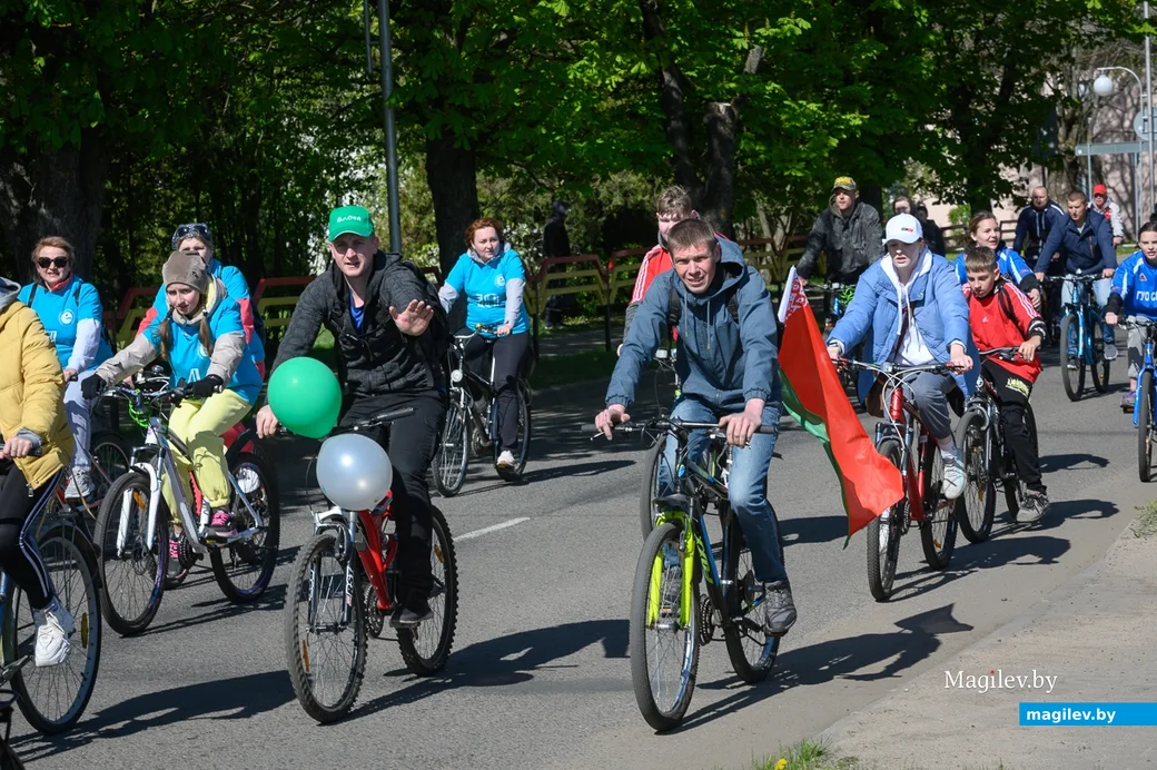 Бобруйск, 01.05.2023. Велопробег, посвященный Году мира и созидания.
