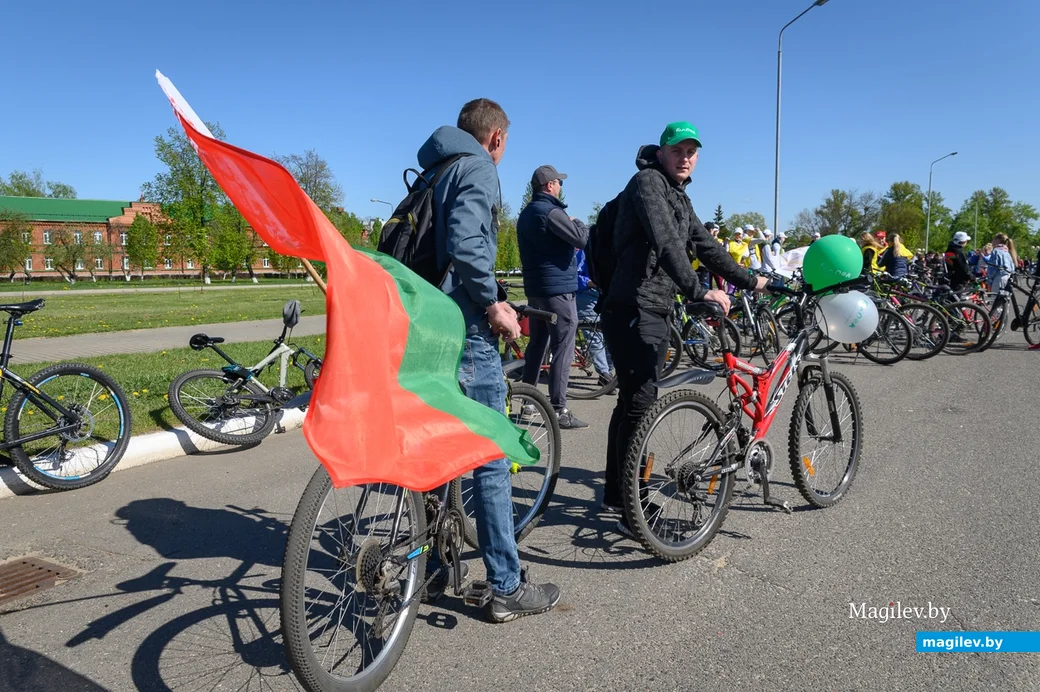 Бобруйск, 01.05.2023. Велопробег, посвященный Году мира и созидания.