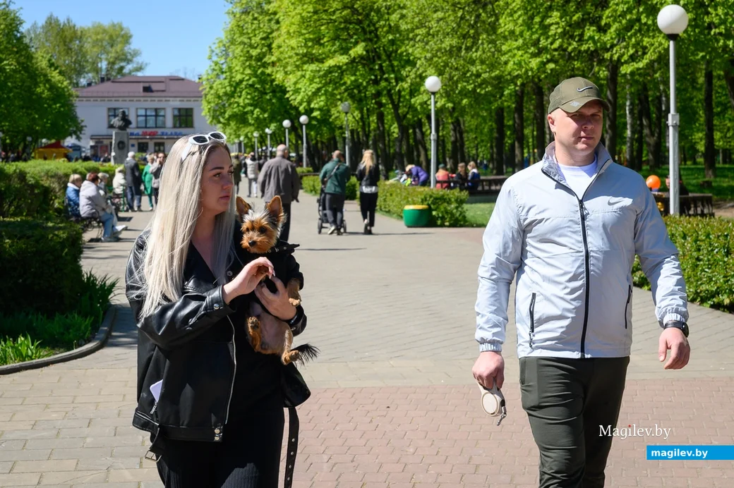 01.05.2023. Первомай в городском парке Бобруйска.