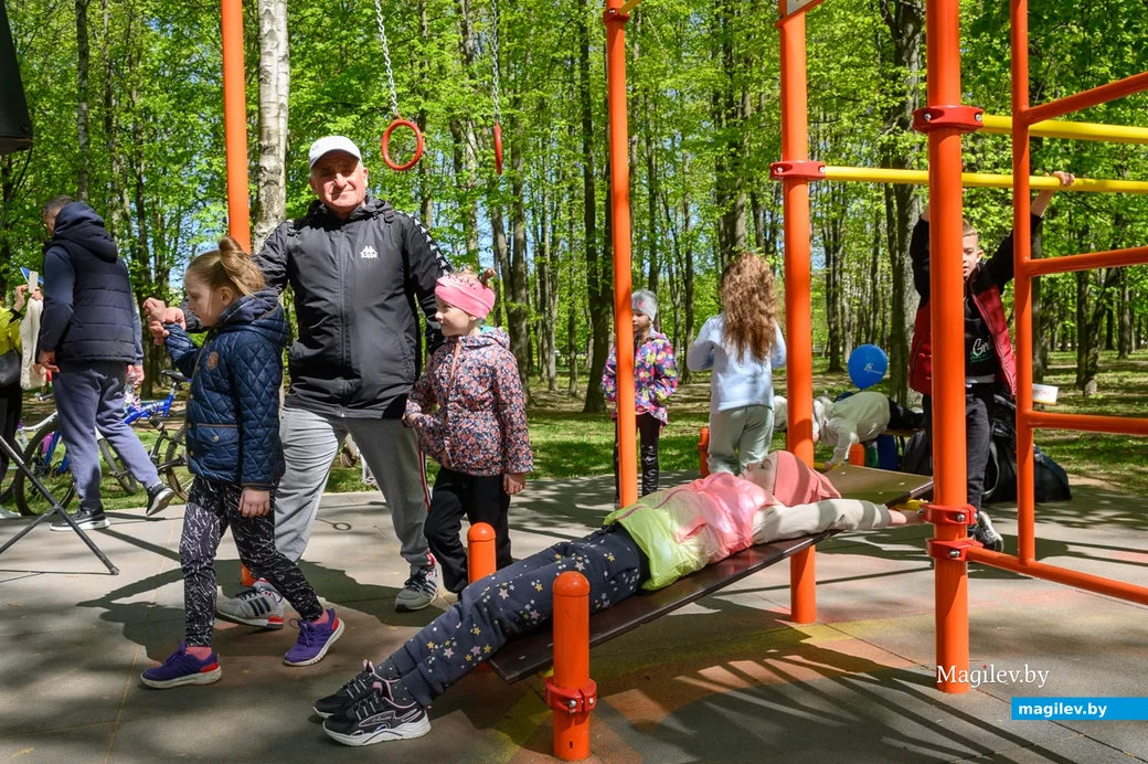 01.05.2023. Городской парк. Открытие воркаут площадки, построенной РУП «Белтелеком»