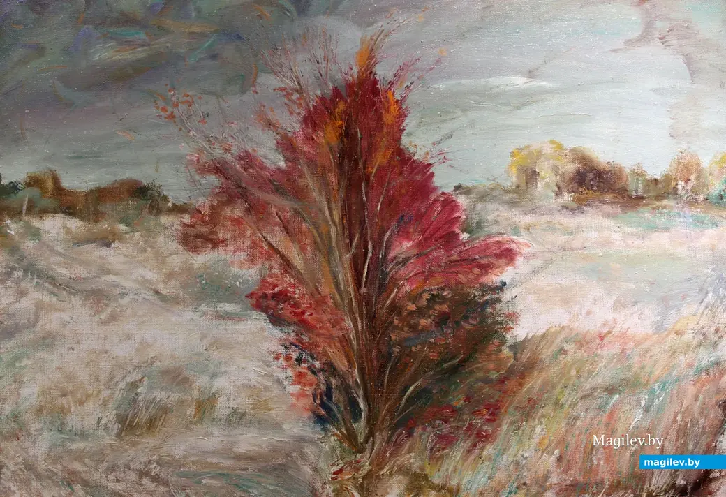 Картина Валерия Юркова. Выставочный проект «Сюита Подниколья» Валерия Юркова. Могилев. Выставочный зал. 3 мая 2023 года.