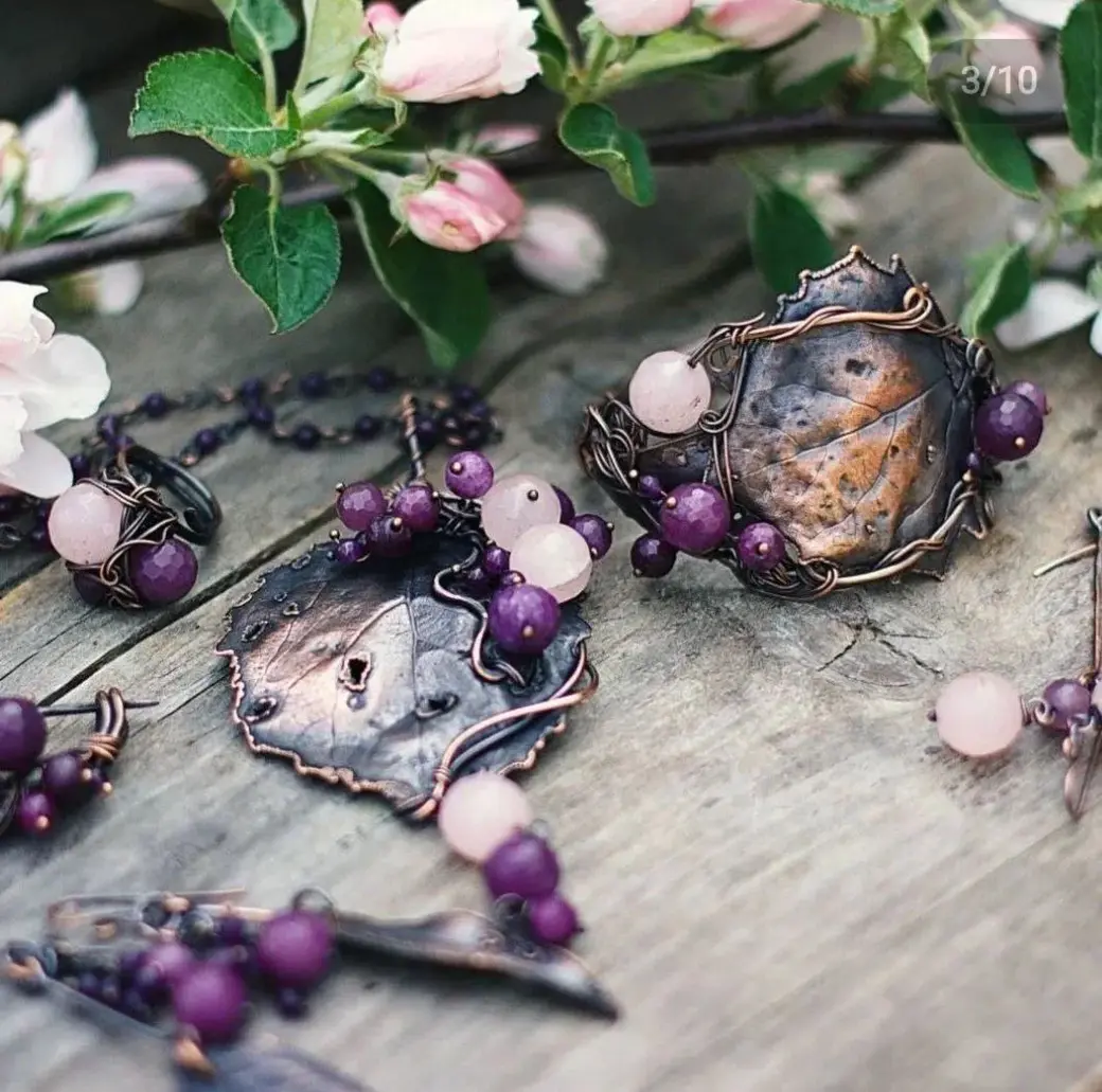 Украшения, созданные Светланой Пунинской.