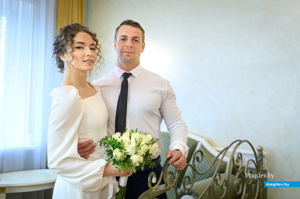05.05.2023. Отдел ЗАГС Бобруйского горисполкома. Свадебная пара. Маргарита и Вадим