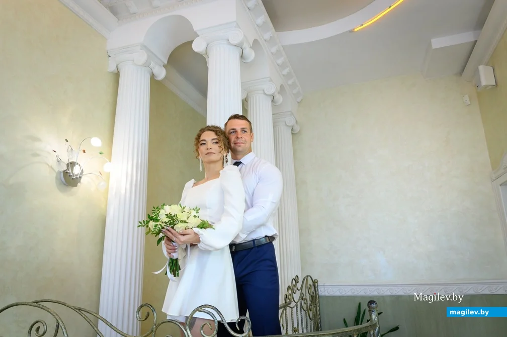 05.05.2023. Отдел ЗАГС Бобруйского горисполкома. Свадебная пара. Маргарита и Вадим