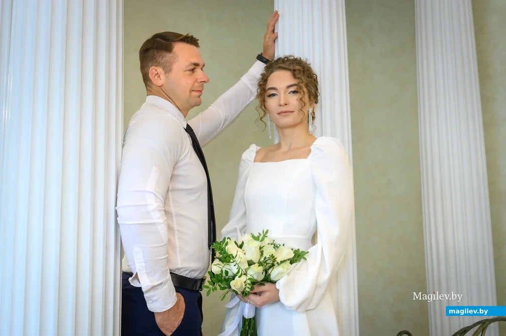 05.05.2023. Отдел ЗАГС Бобруйского горисполкома. Свадебная пара. Маргарита и Вадим