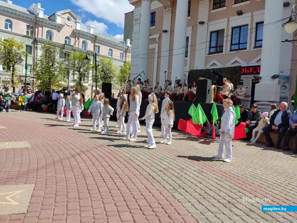 Могилев, 9 мая 2023 года. Праздничные мероприятия, посвященные Дню Победы.