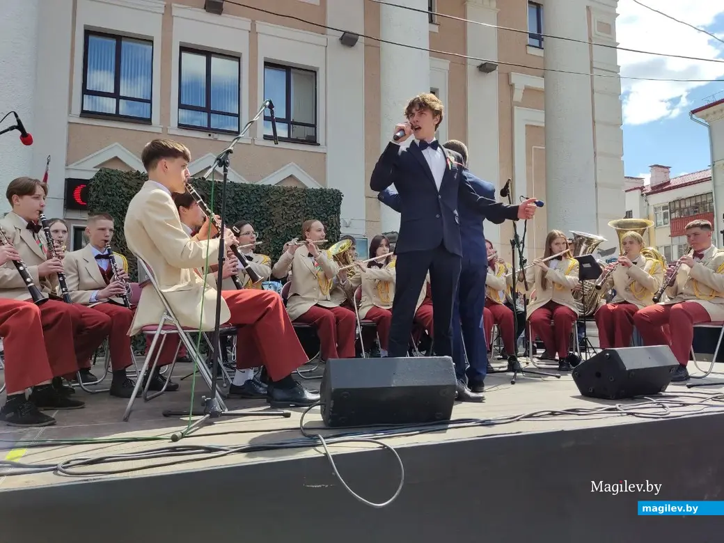 Могилев, 9 мая 2023 года. Праздничные мероприятия, посвященные Дню Победы. «Вальс Победы».