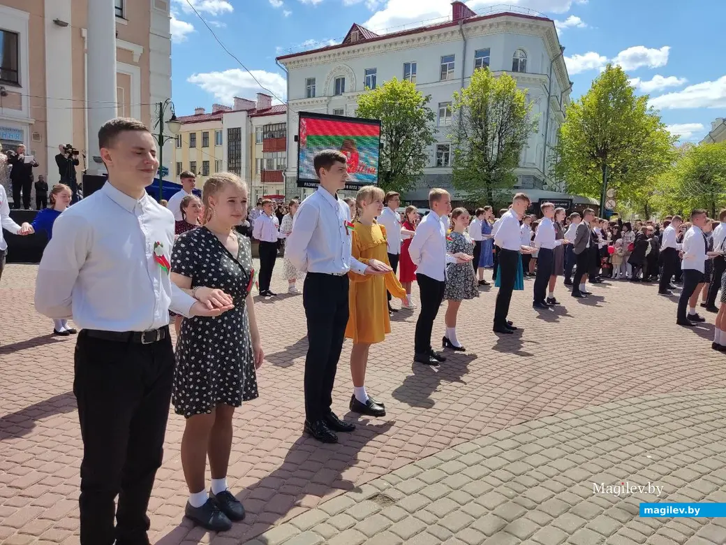 Могилев, 9 мая 2023 года. Праздничные мероприятия, посвященные Дню Победы. «Вальс Победы».