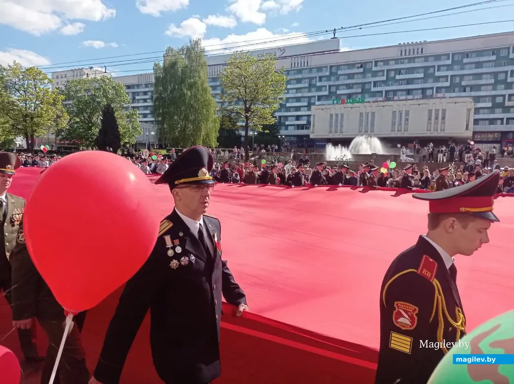 9 мая 2023 года. Парад-шествие, посвященный Дню Победы.