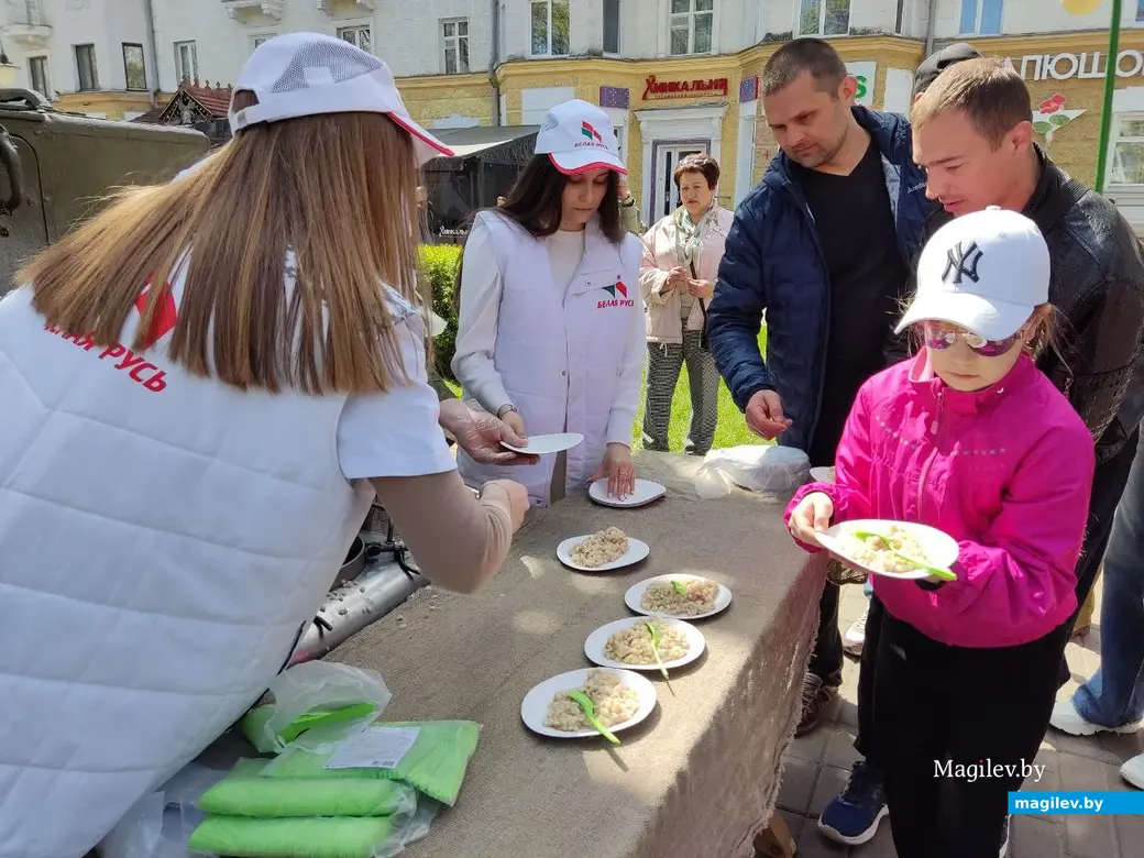 Могилев, 9 мая 2023 года. Праздничные мероприятия, посвященные Дню Победы.