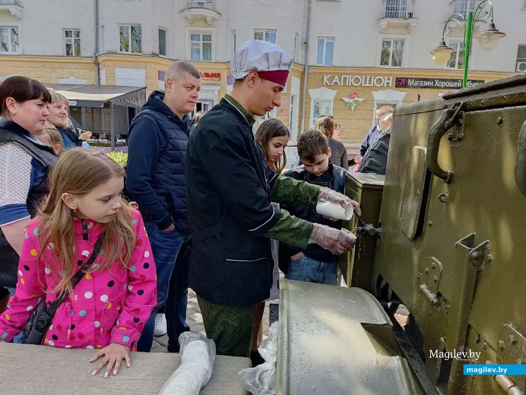 Могилев, 9 мая 2023 года. Праздничные мероприятия, посвященные Дню Победы.