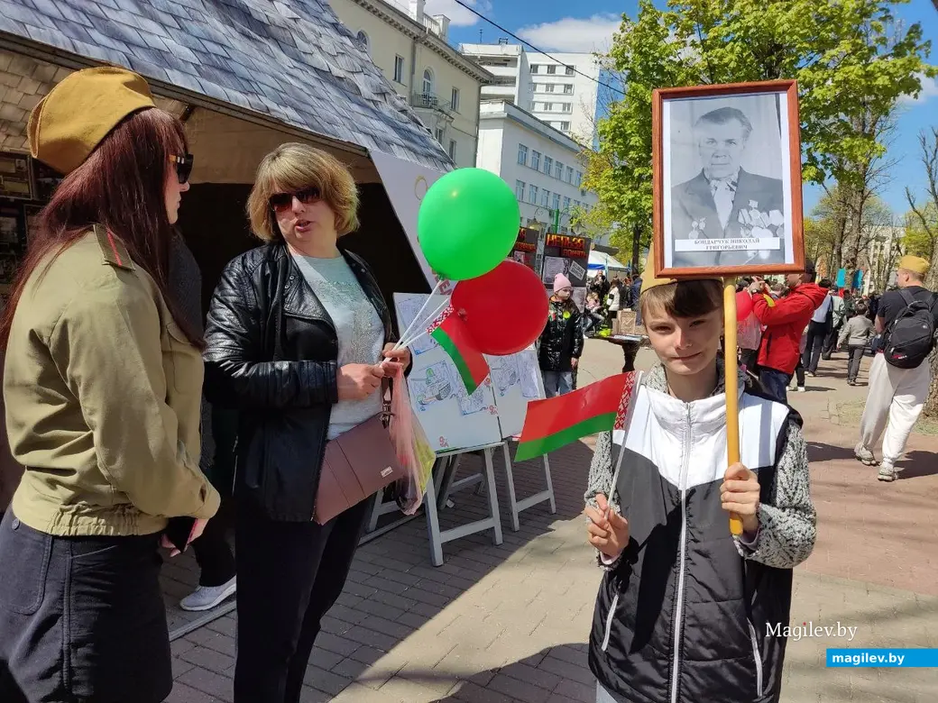 Могилев, 9 мая 2023 года. Праздничные мероприятия, посвященные Дню Победы.