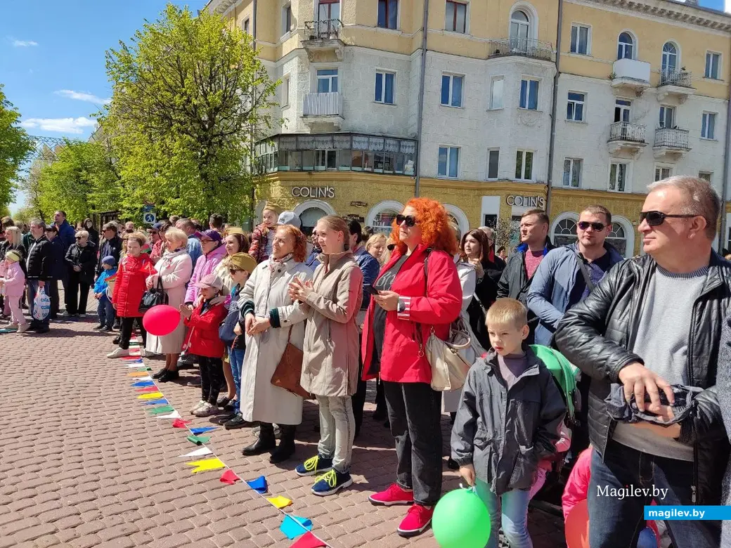 Могилев, 9 мая 2023 года. Праздничные мероприятия, посвященные Дню Победы.