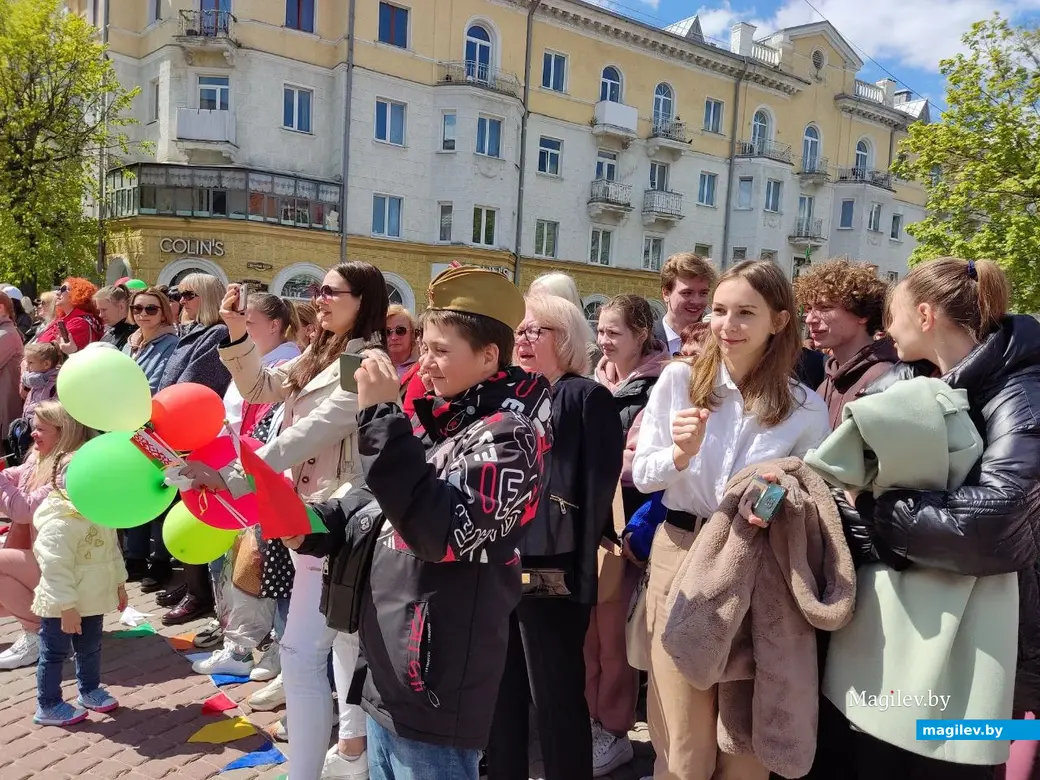 Могилев, 9 мая 2023 года. Праздничные мероприятия, посвященные Дню Победы.