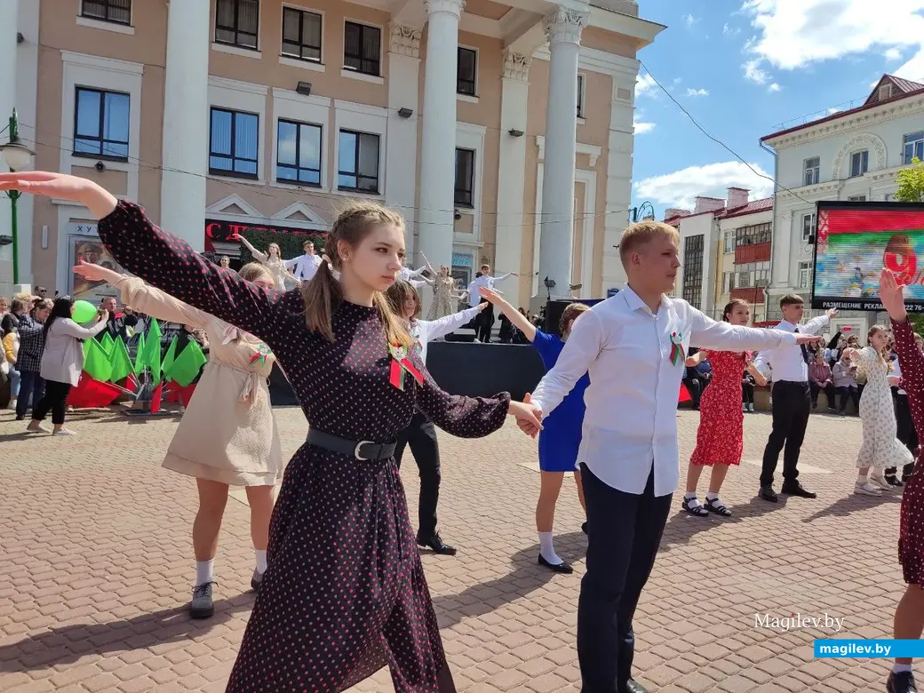 Могилев, 9 мая 2023 года. Праздничные мероприятия, посвященные Дню Победы. «Вальс Победы».