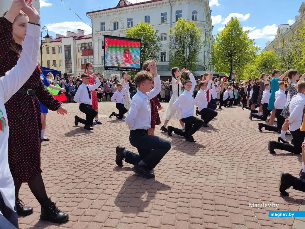 Могилев, 9 мая 2023 года. Праздничные мероприятия, посвященные Дню Победы. «Вальс Победы».