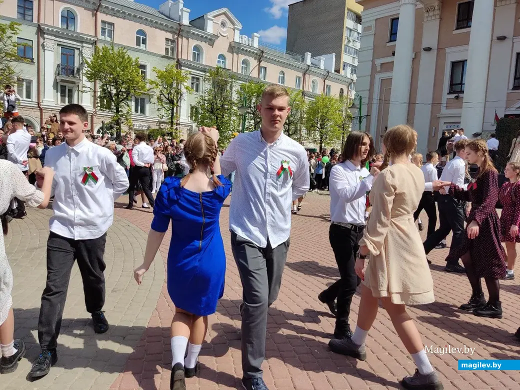 Могилев, 9 мая 2023 года. Праздничные мероприятия, посвященные Дню Победы. «Вальс Победы».