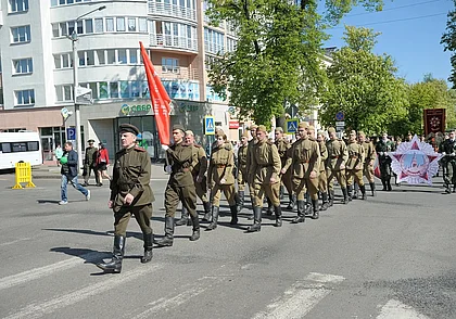 Бобруйск празднует День Победы. Фотофакт