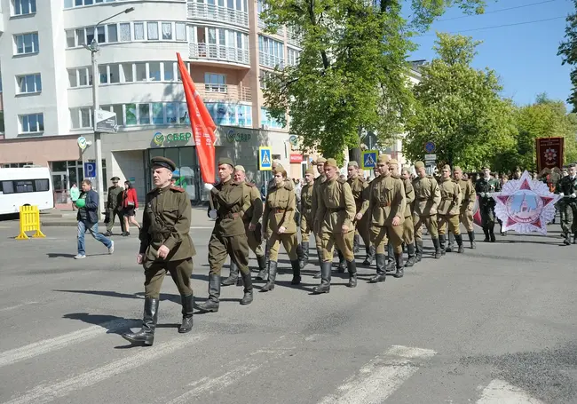 Бобруйск празднует День Победы. Фотофакт