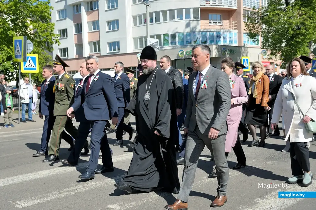 9 мая 2023 года. Бобруйск празднует День Победы. Шествие.