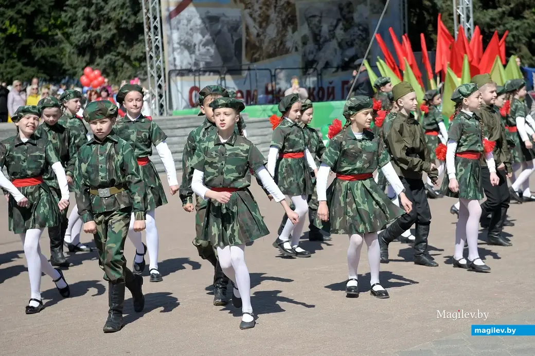9 мая 2023 года. Бобруйск празднует День Победы.