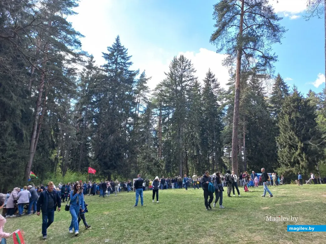 9 мая 2023 года. Концерт, аттракционы и сладкая вата: праздник в Печерском лесопарке Могилева.