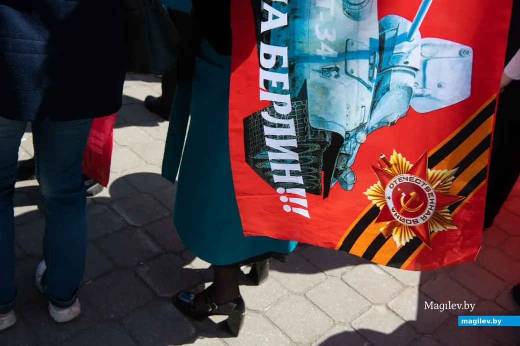Бобруйск, площадь Победы, 9 мая 2023 года. Особенный праздник. Фото Татьяны Удодовой.