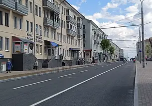 Улицу Комсомольскую в Могилеве планируют запустить в работу 14 мая. Фотофакт