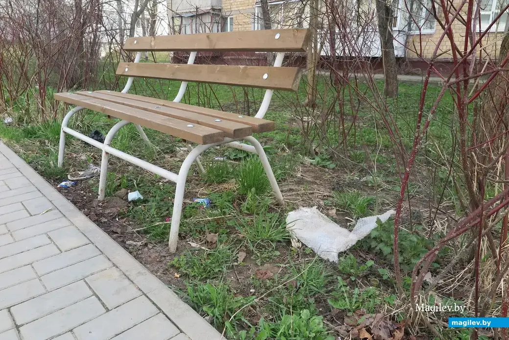 12 апреля 2023 г. Могилев, пр.Мира. Так площадка выглядела месяц назад.