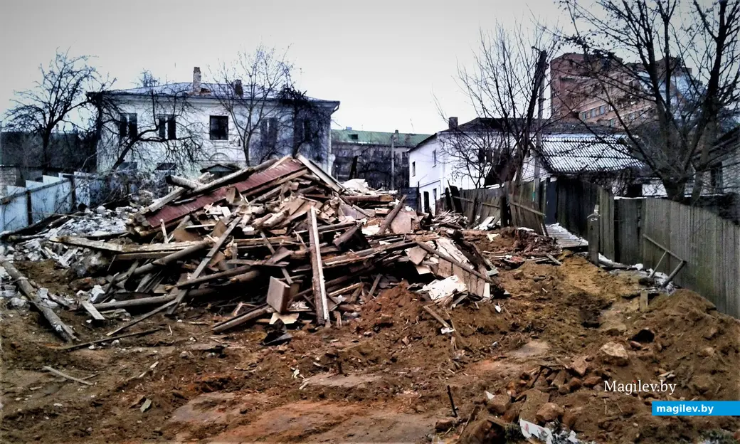 Клубный овра. Все, что осталось от дома №14. Могилев, 2018 год.