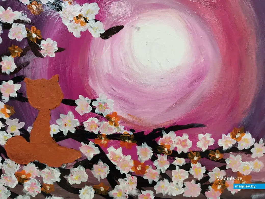 Работы воспитанников глусского творческого объединения «АРТ-Кроха» на выставке в ДК области. Могилев, 20.05.2023 г