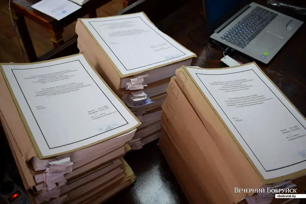 Материалов дела бывает столько. Чтобы всё изучить даётся месяц. фото из архива ВБ.