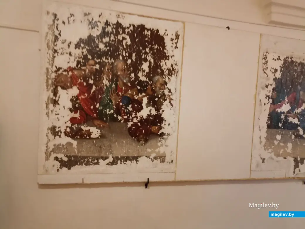 Май 2023 г. Полоцк, художественная галерея. Древние фрески, дошедшие до нас через 9 столетий.