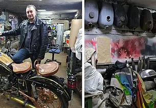 Двухколесный «Батискаф» из «Урала»: как могилевчанин делает кастомайзинг мотоциклов – ч. 1