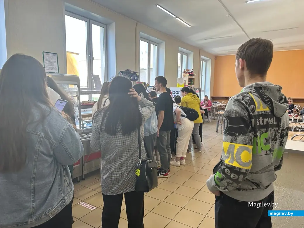 Буфет МГУ им. А.А. Кулешова. Могилёв, май 2023 года.