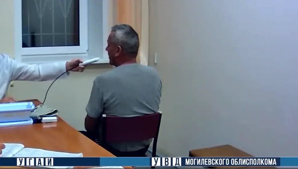 В Могилеве мужчину в пятый раз задержали пьяным за рулем. 27.05.2023 г. Фото: УГАИ УВД облисполкома