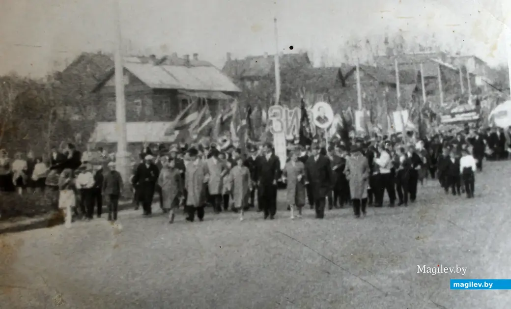 Коллектив ЗИВа на демонстрации.