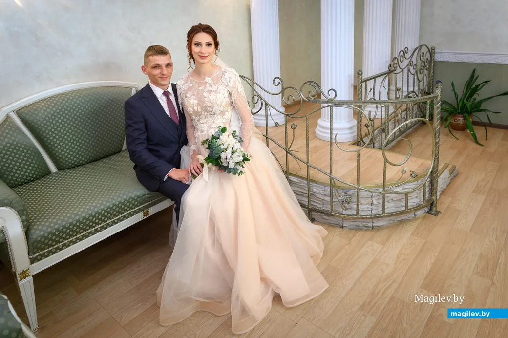 02.06.2023. Отдел загс Бобруйского горисполкома. Свадебная пара. Лиана и Олег