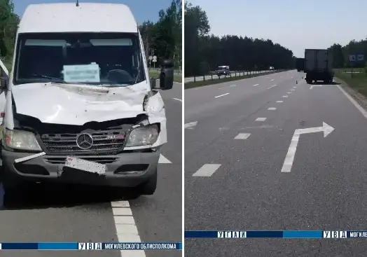 В ДТП с маршруткой в Осиповичском районе пострадала бобруйчанка