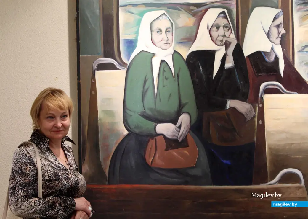 Проект «Скрозь час», посвященный 85-летию Белорусского союза художников. Могилев, 1 июня 2023 года.