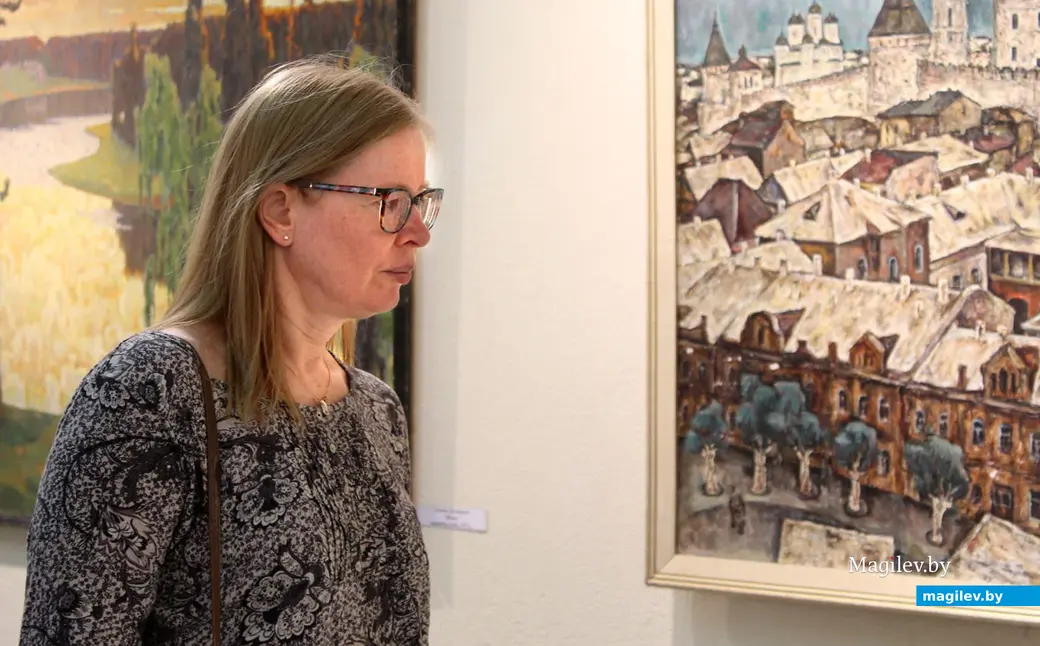 Проект «Скрозь час», посвященный 85-летию Белорусского союза художников. Могилев, 1 июня 2023 года.