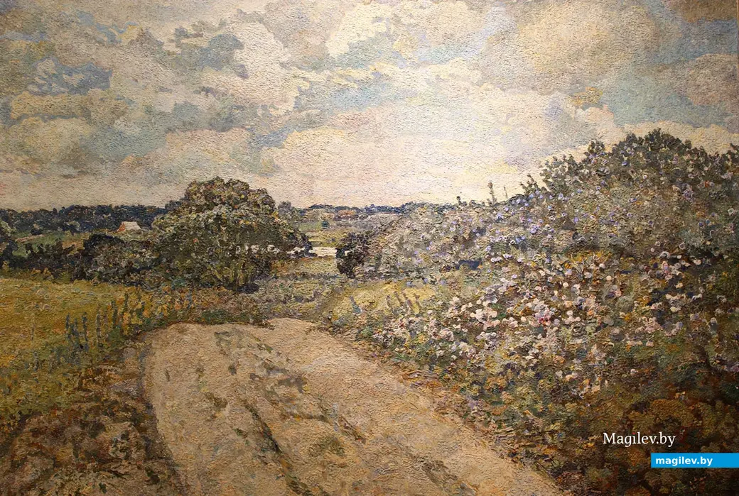 Проект «Скрозь час», посвященный 85-летию Белорусского союза художников. Могилев, 1 июня 2023 года. Анатолий Барановский "Дарога дзяцінства".