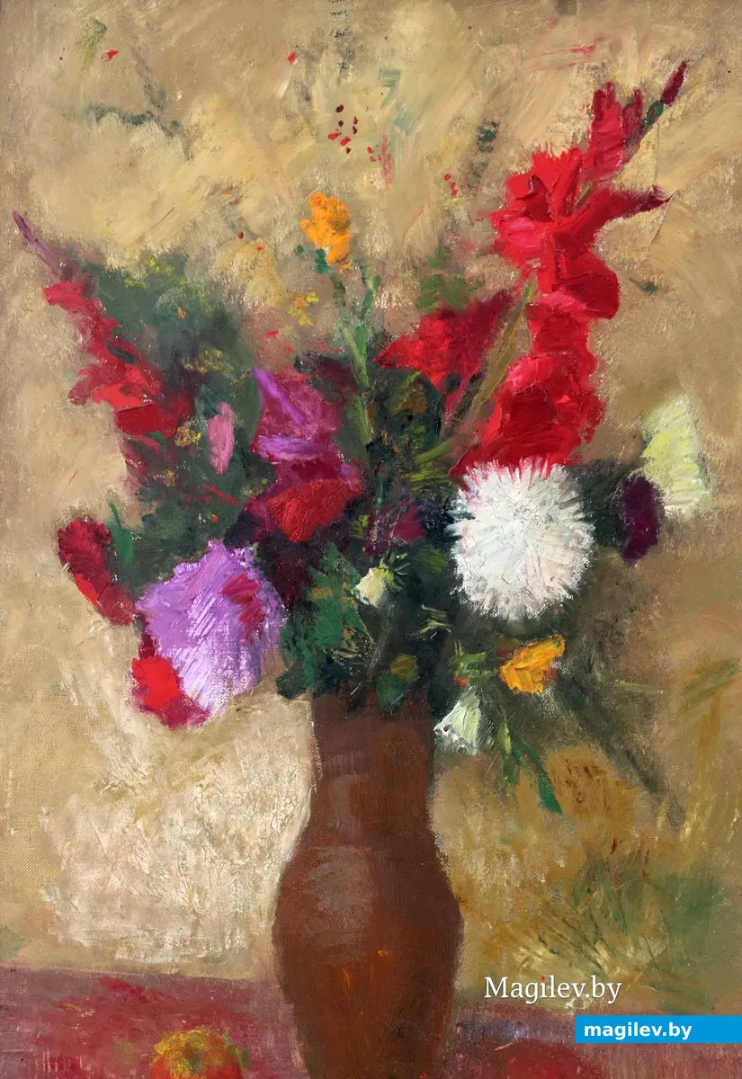 Проект «Скрозь час», посвященный 85-летию Белорусского союза художников. Могилев, 1 июня 2023 года. Иван Рей "Квкткі ў збанку".