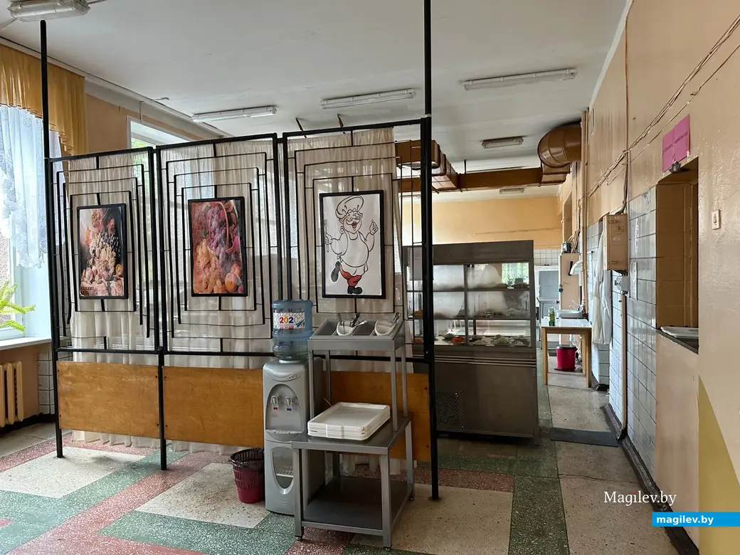 Столовая архитектурно-строительного колледжа. Могилев, 2023 г.