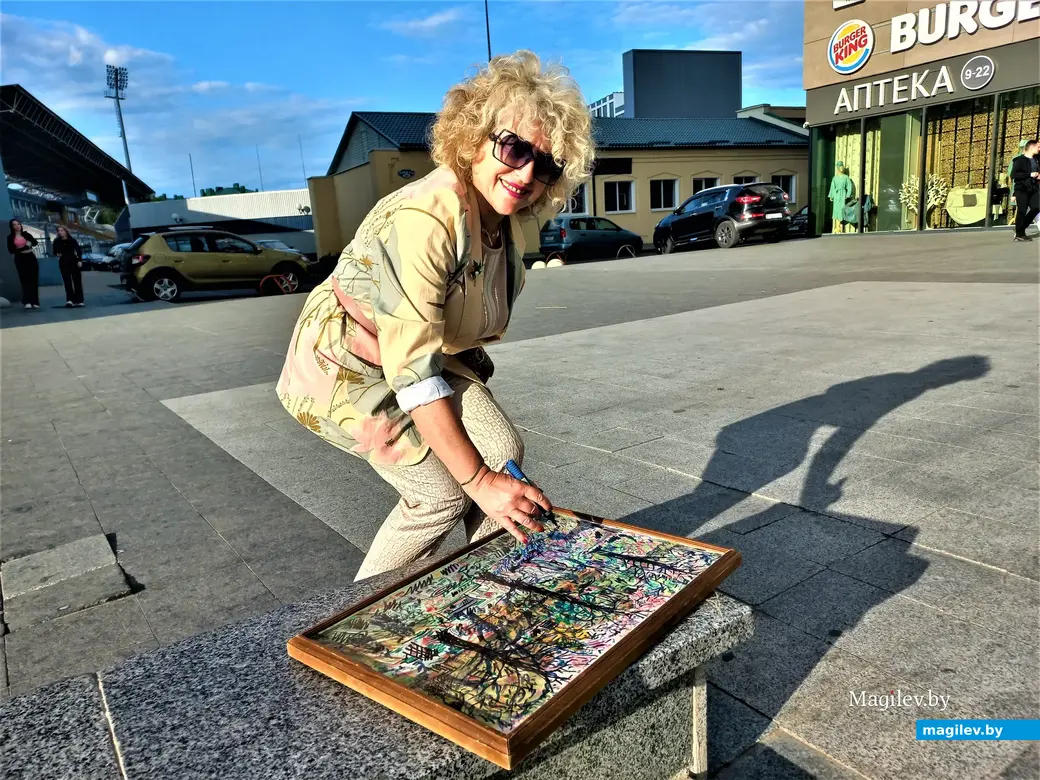 Зинаида Жукоцкая сейчас приступает... Могилев, 2023 год.